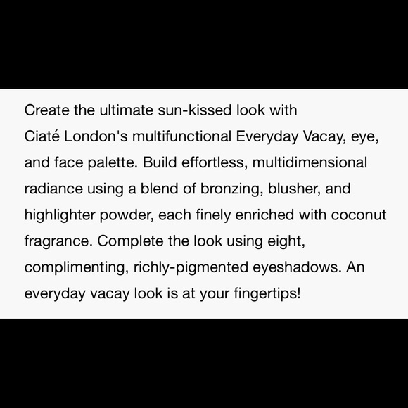 Caite Everyday Vacay Palette - new in box - Picture 7 of 7